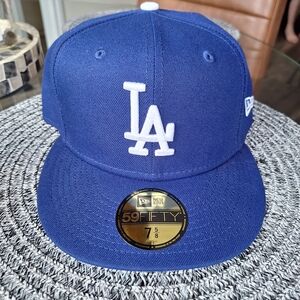 New Era 59FIFTY Fitted Hat - Royal Blue with Black Trim